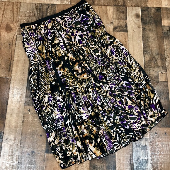 Lane Bryant Dresses & Skirts - Lane Bryant Animal Prnit Maxi Skirt Size 18/20